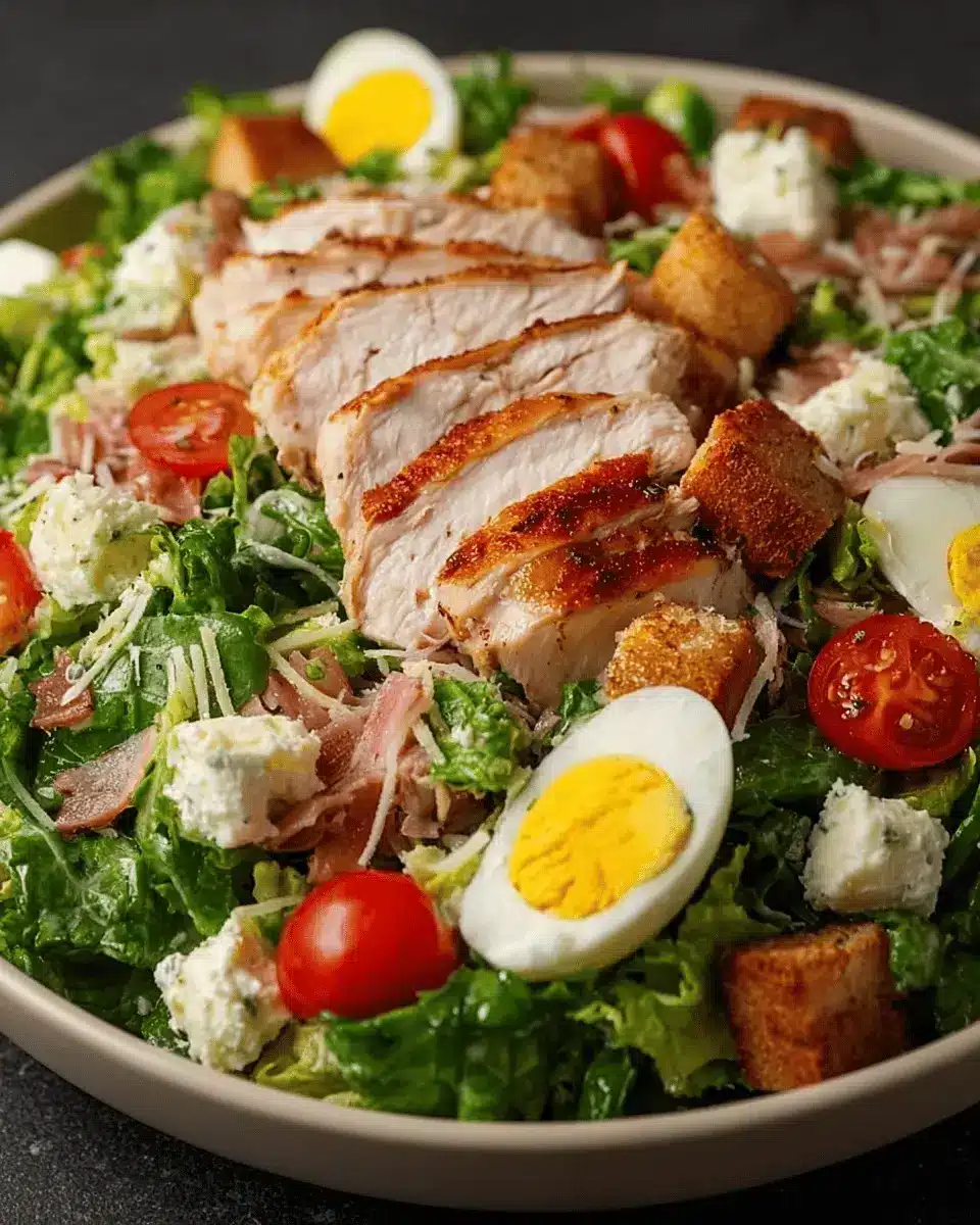 Ensaladas de pechuga de pollo