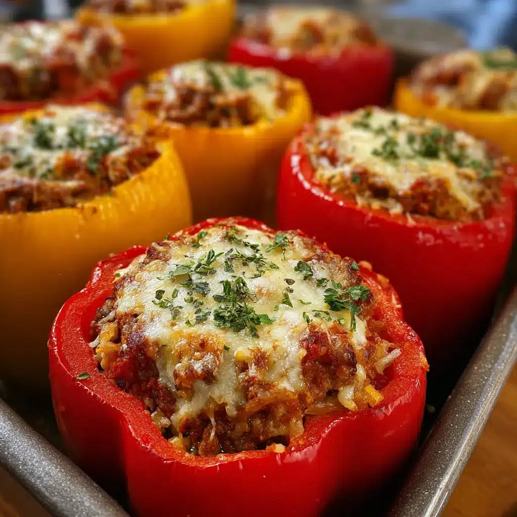 Pimientos Rojos Rellenos de Carne