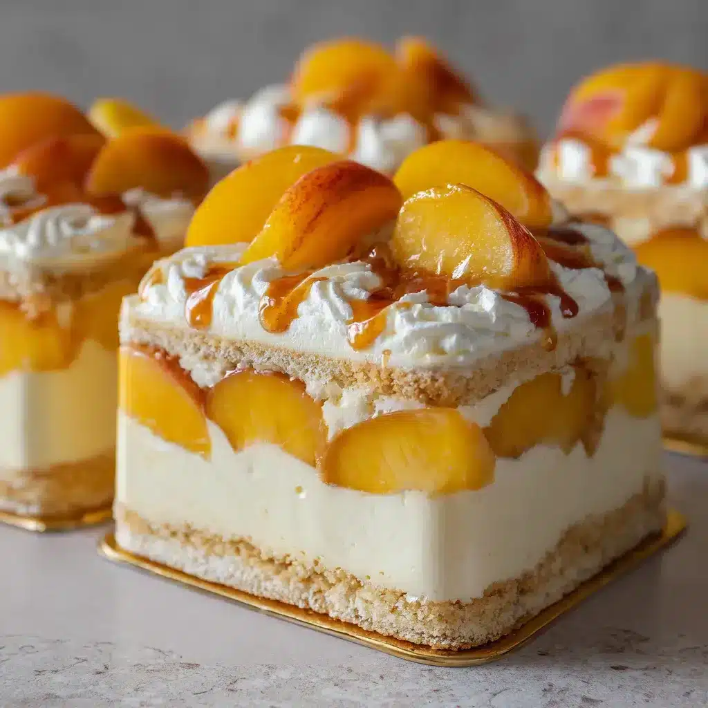 Carlota de durazno súper sencilla