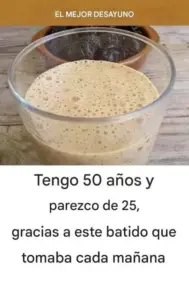 Tengo 50 años y un cuerpo de 25, gracias a este batido matutino