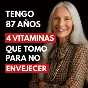 Las 4 vitaminas que toma esta mujer de 87 años para no envejecer
