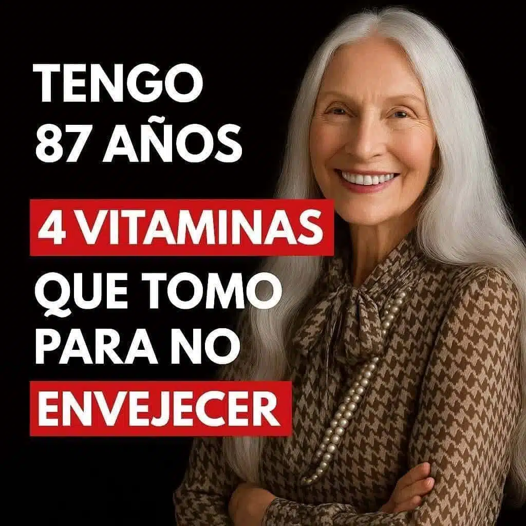 Las 4 vitaminas que toma esta mujer de 87 años para no envejecer