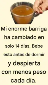 Bebida increíble para bajar de peso: Tu secreto natural