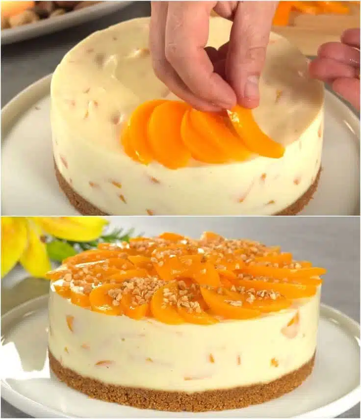 Postre Espectacular de Duraznos y Crema: Receta Fácil y Rápida