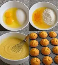 RECETA PASO A PASO MAGDALENAS ESPONJOSAS DE NARANJA: Un bocado de felicidad