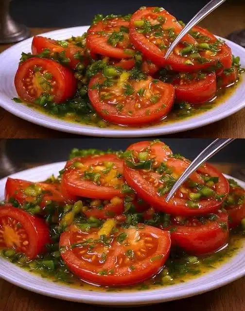 Ensalada Mágica de Tomate: La Receta Fácil para un Sabor Inolvidable