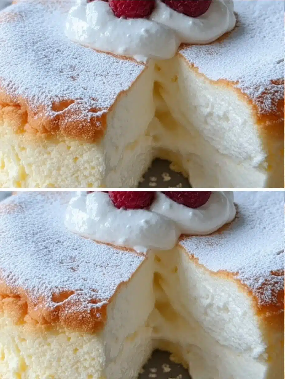 Pastel de Nube de Yogur Ligeramente Húmedo: La Receta Más Fácil