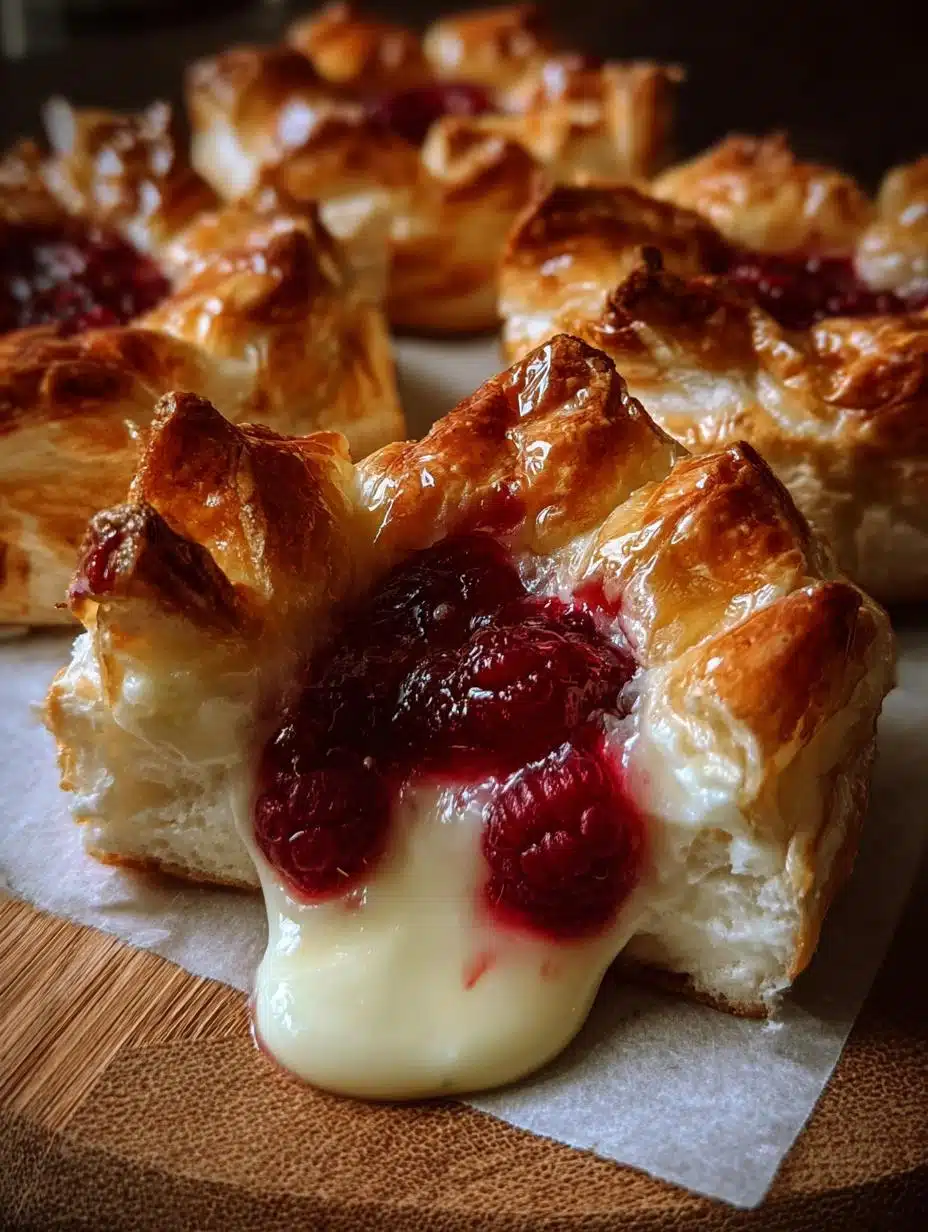 Baked Brie con Frambuesas