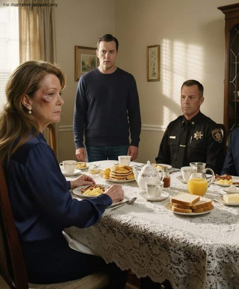 Mi hijo me pego anoche