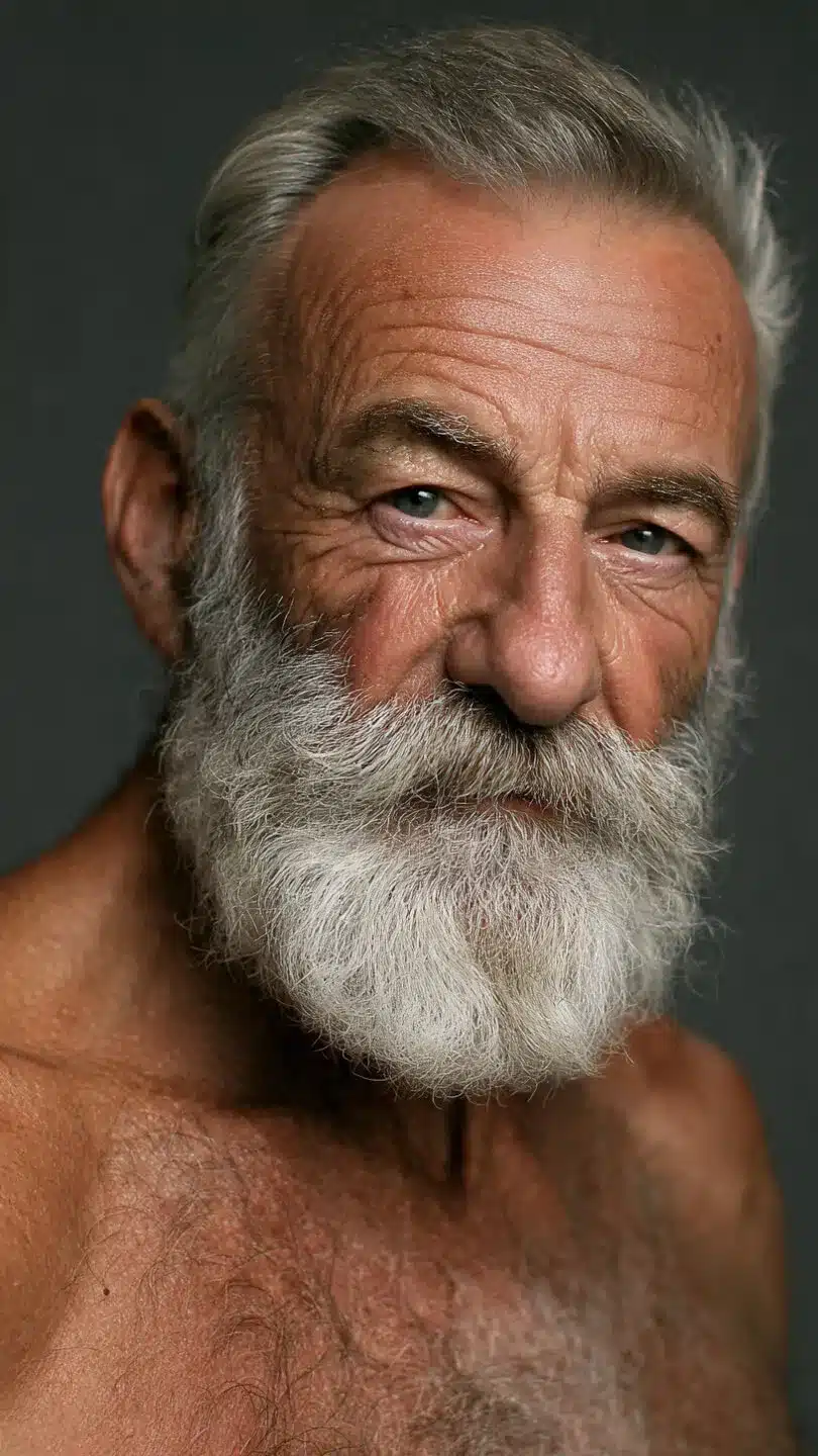 hombres viejos con el pene cuidado