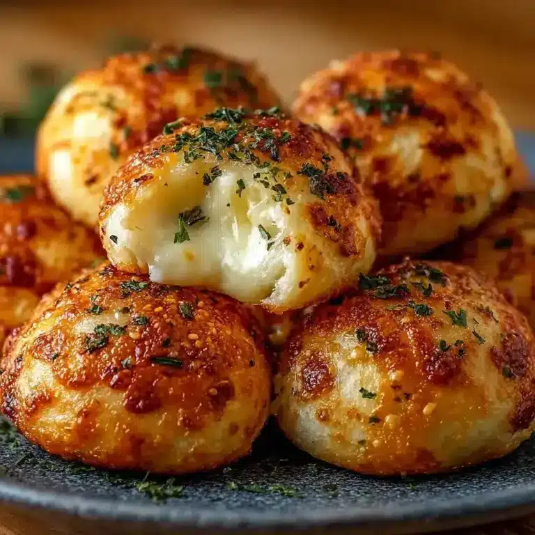 Bombes au Fromage et à l’Ail