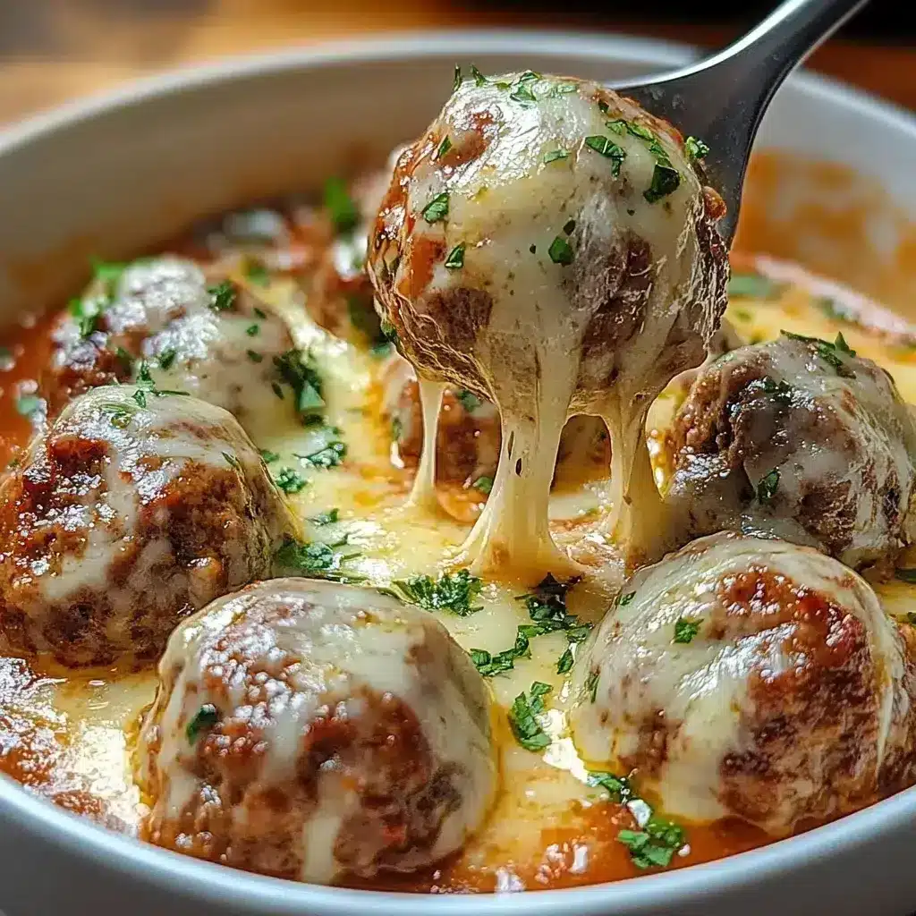 Boulettes de Bœuf Sauce Ail-Parmesan