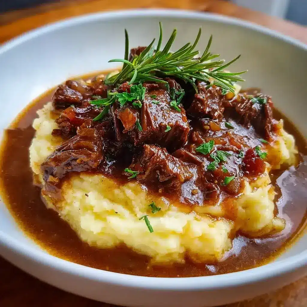 Bœuf Braisé en Sauce et Purée Maison 4 Bœuf Braisé en Sauce et Purée Maison