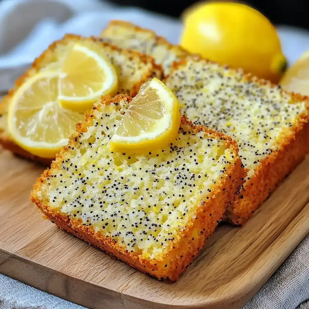 Cake Léger au Citron et Graines de Pavot