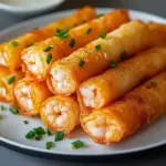 Cigares croustillants crevettes ail