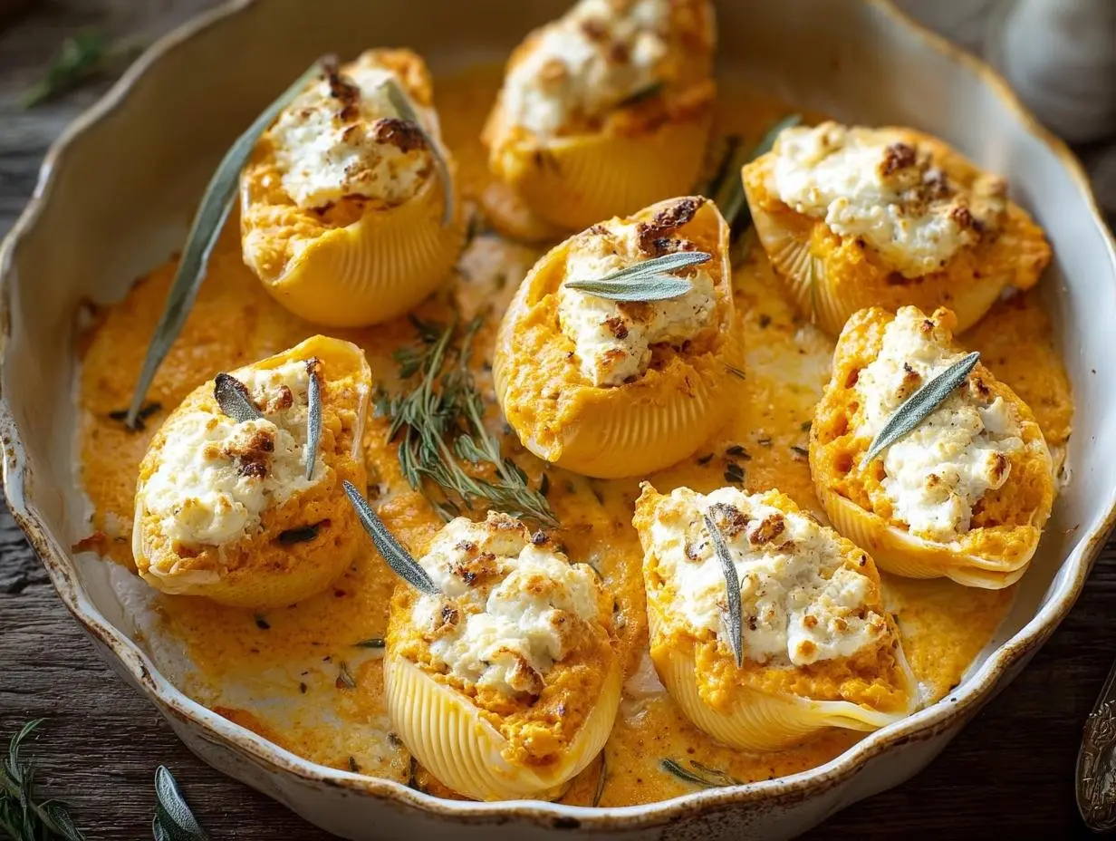 Coquillesfarciespotironricotta