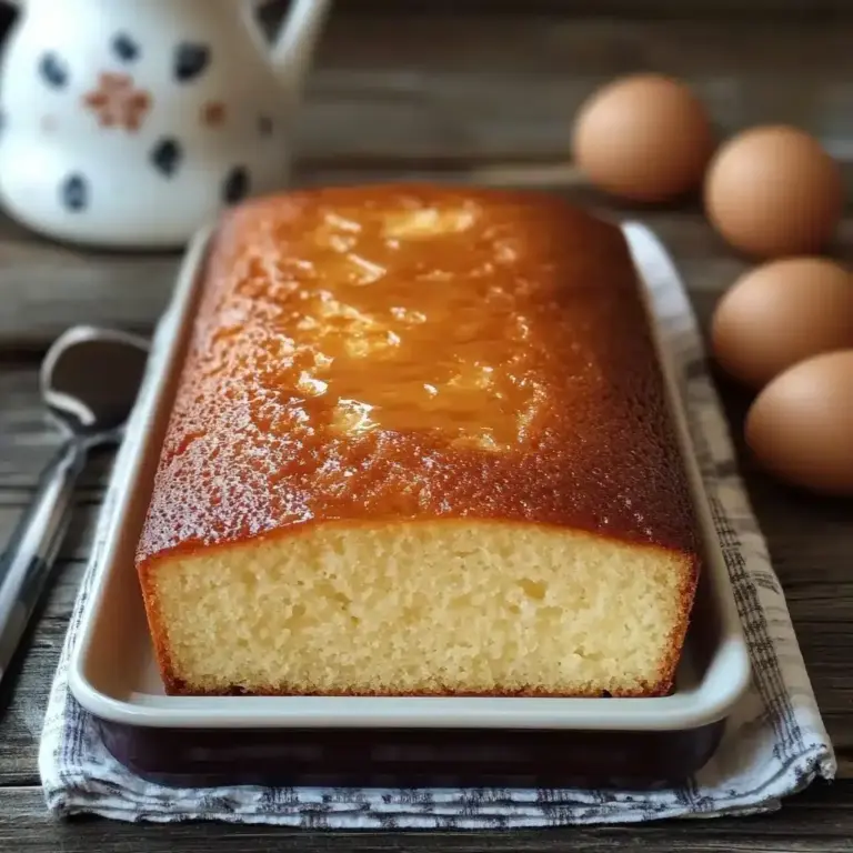 Gâteau en 5 Minutes avec 1 Œuf