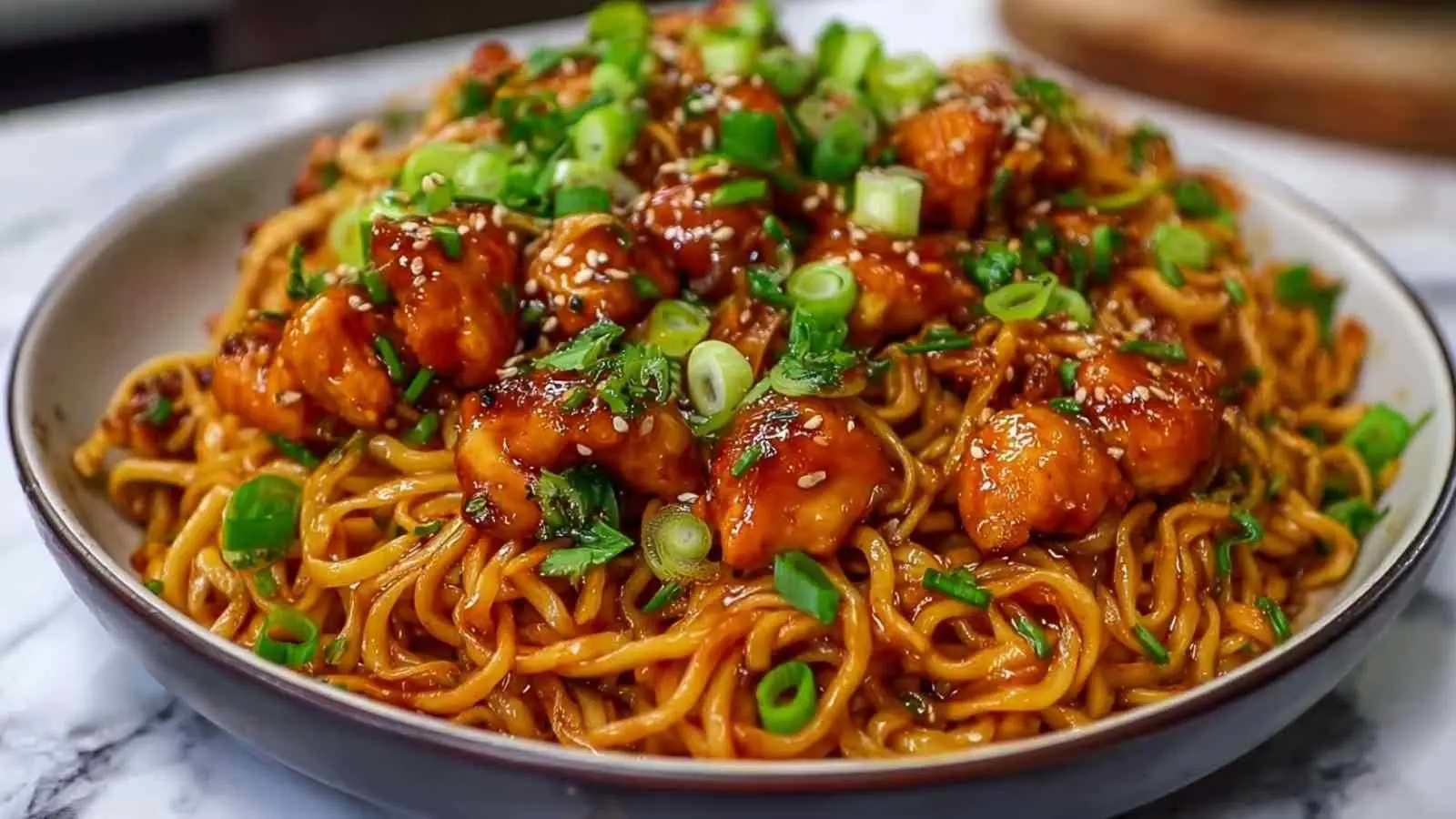 NouillesauPouletalAilCaramelise 2