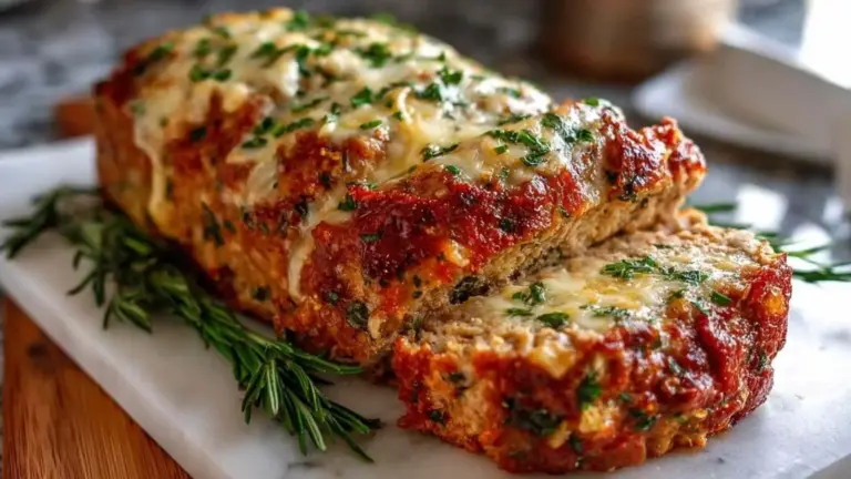 Pain de Viande Poulet Ail Parmesan : Recette Facile Riche en Protéines