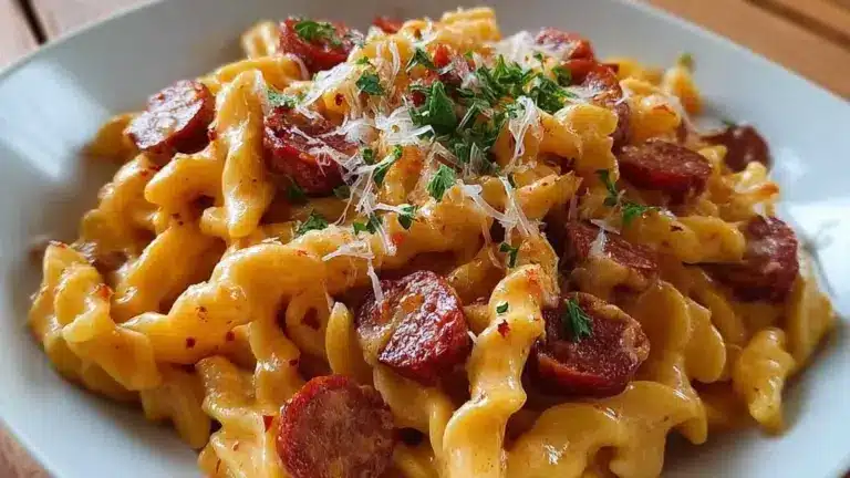 Pâtes Crémeuses Chorizo: Recette Facile en 30 Minutes !