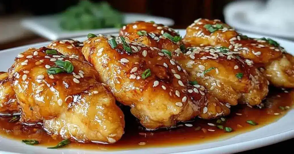 Poulet au Miel et à l’Ail