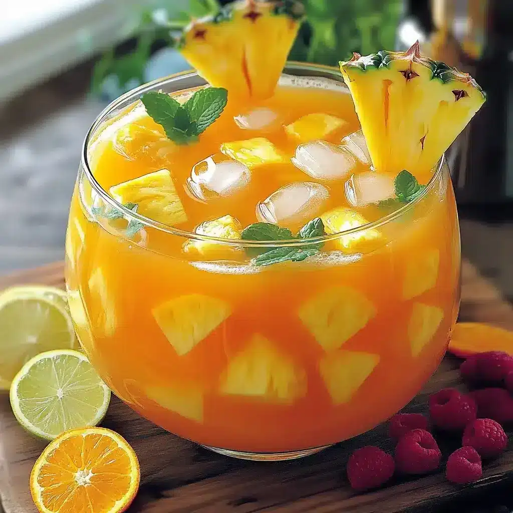 Punch Tropical à l’Ananas et à la Limonade 4 Punch Tropical Ananas Limonade