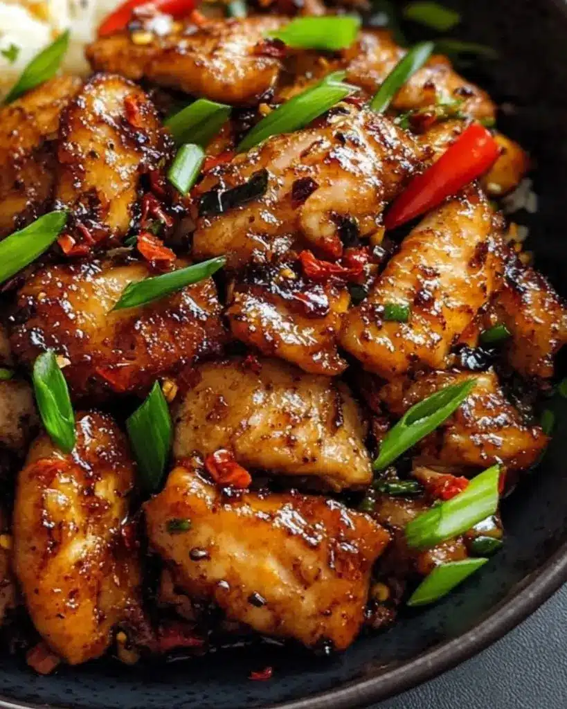 Recette poulet Szechuan