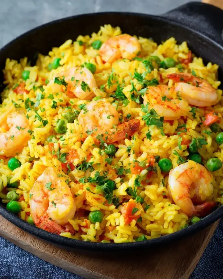 Riz aux Crevettes – Recette delicieux