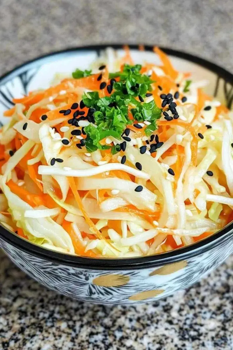 Salade de Chou Blanc à la Japonaise