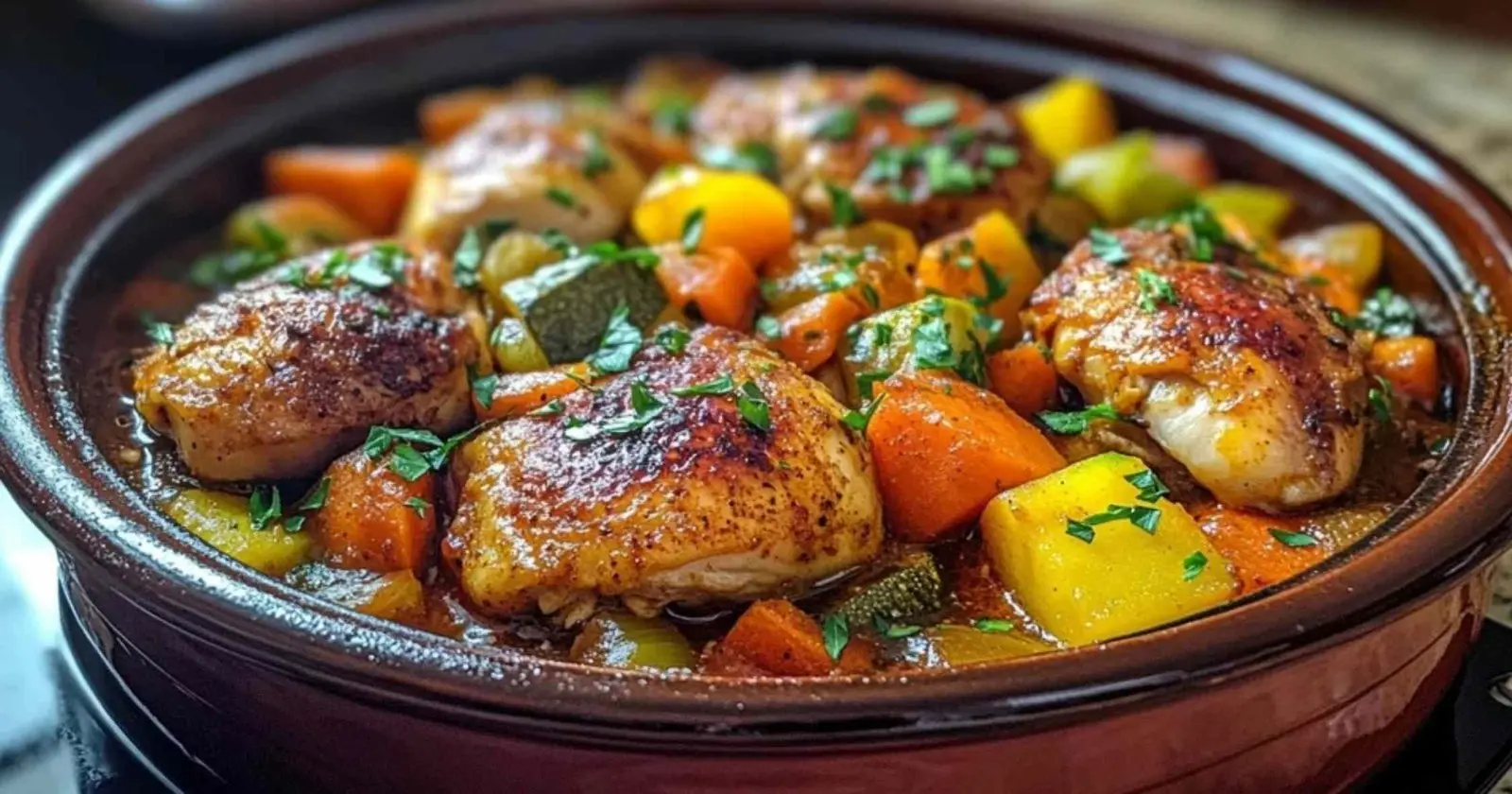 Tajine de poulet aux épices : une recette savoureuse ! 4 Tajine de poulet aux épices
