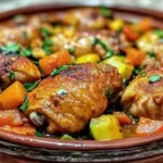 Tajine de poulet aux ypices