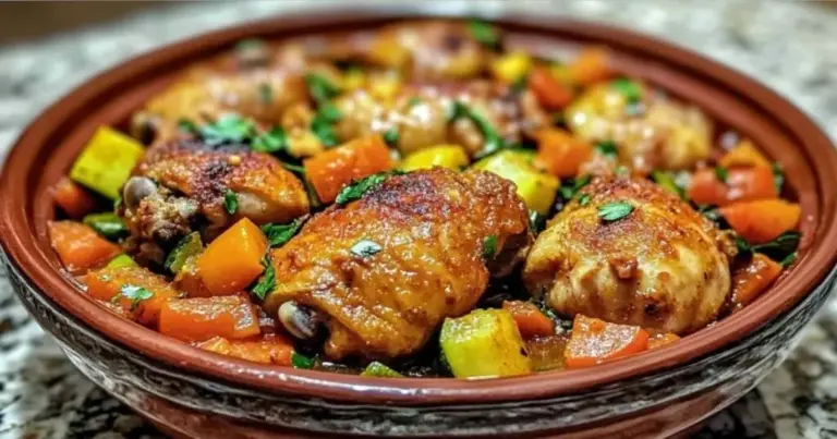 Tajine de poulet aux épices : une recette savoureuse !