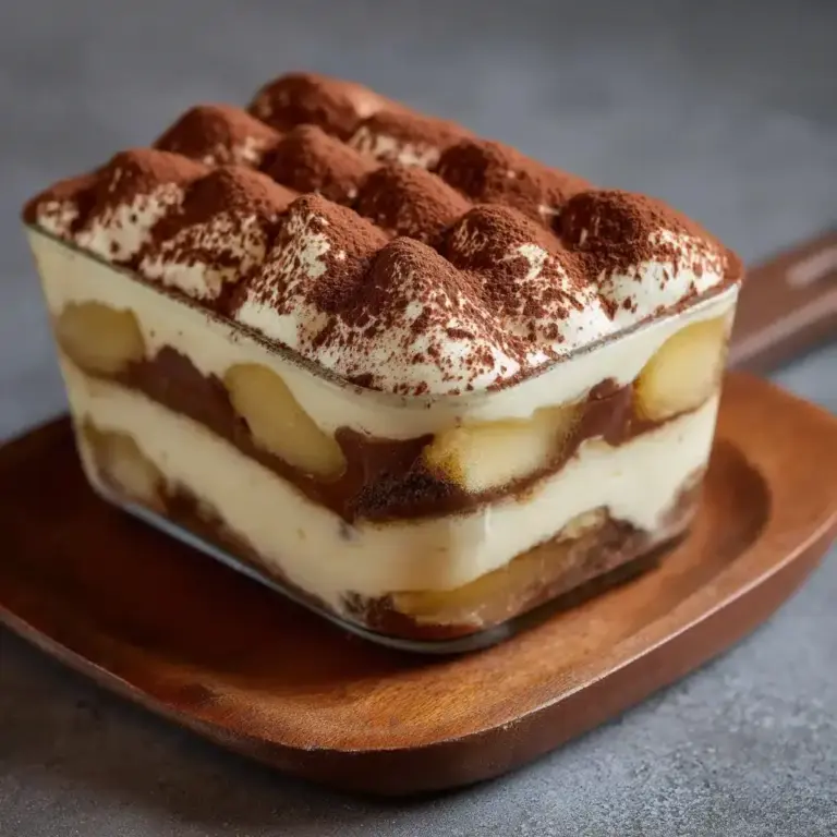 Tiramisu Chocolat & Poires