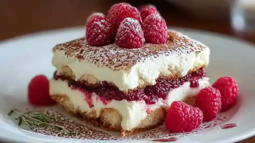Tiramisu aux Framboises : Recette Facile en 7 Étapes pour un Dessert Irrésistible