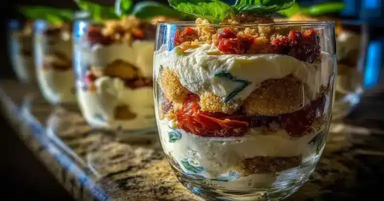 Tiramisu Salé aux Tomates Confites – Recette Facile