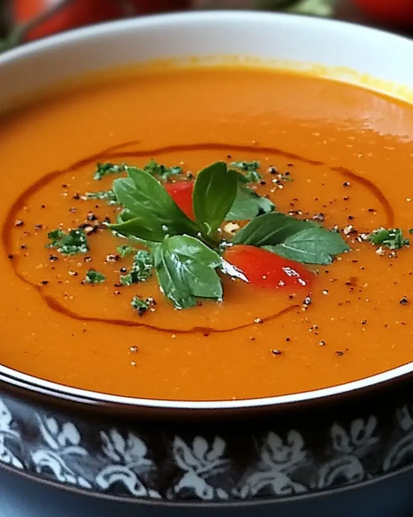 Velouté de tomates facile