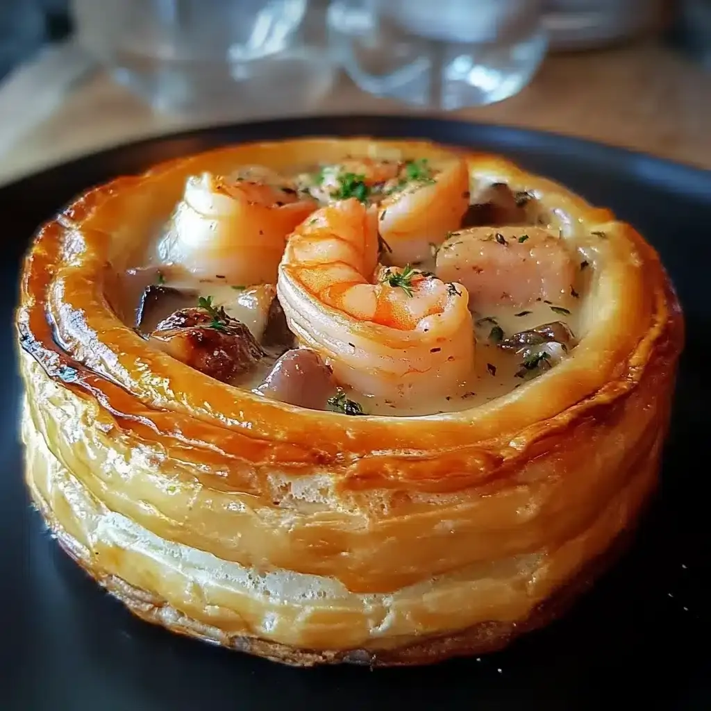 Vol-au-vent aux Fruits de Mer 4 Vol-au-vent aux Fruits de Mer