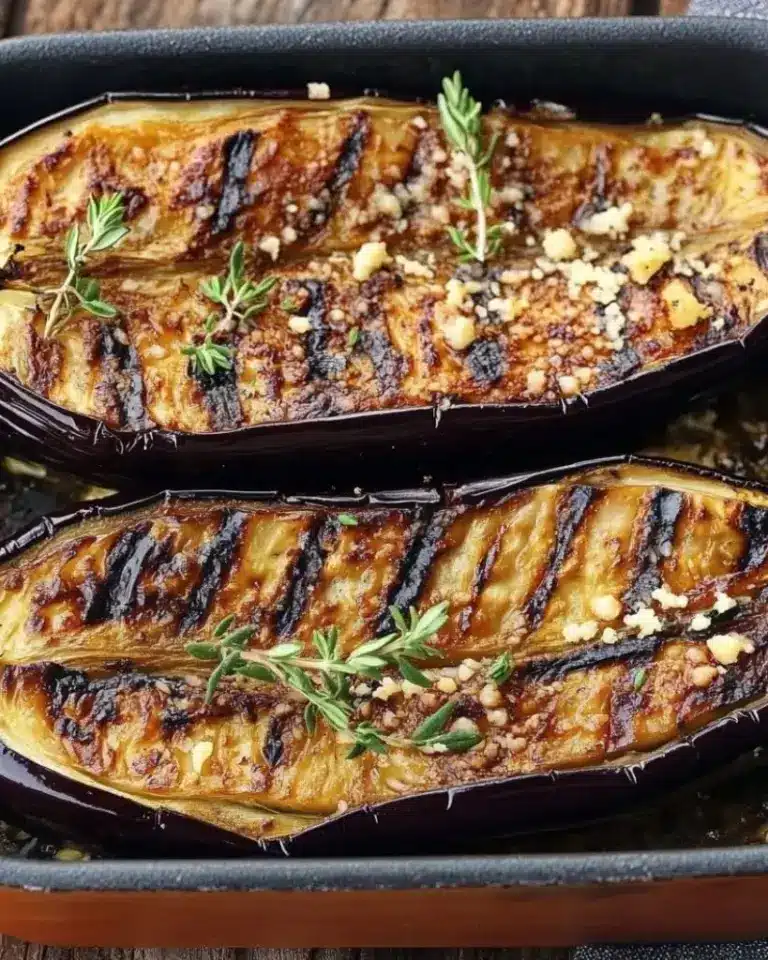 Aubergines Rôties au Four – Recette delicieux