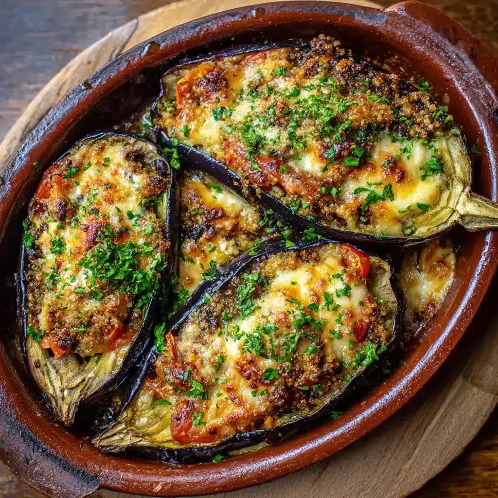 aubergines gratinées