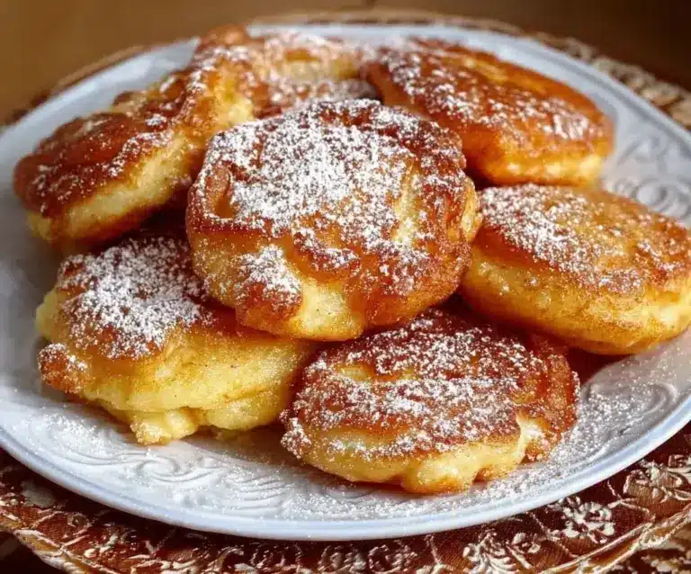 beignets aux pommes moelleux