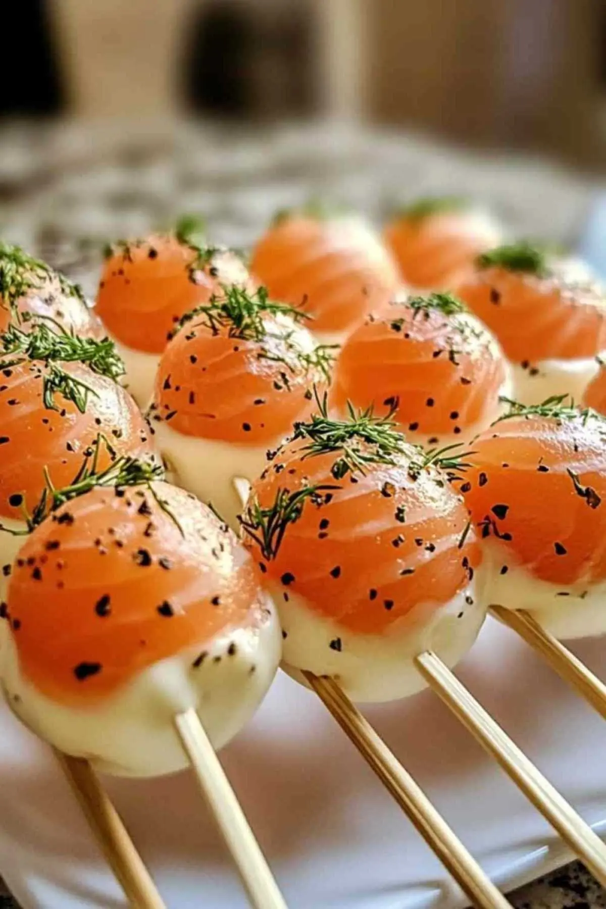 Cake Pops Salés au Saumon Fumé 4 cake pops salés saumon fumé