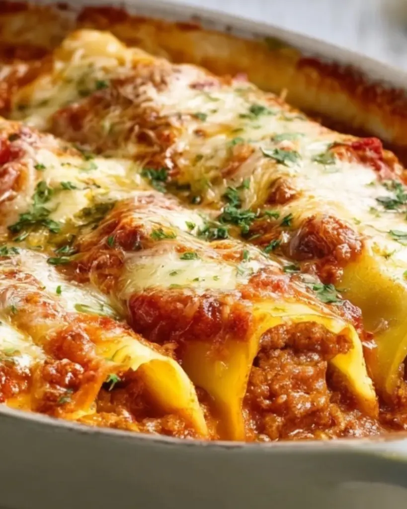 cannellonis bolognaise gratinés
