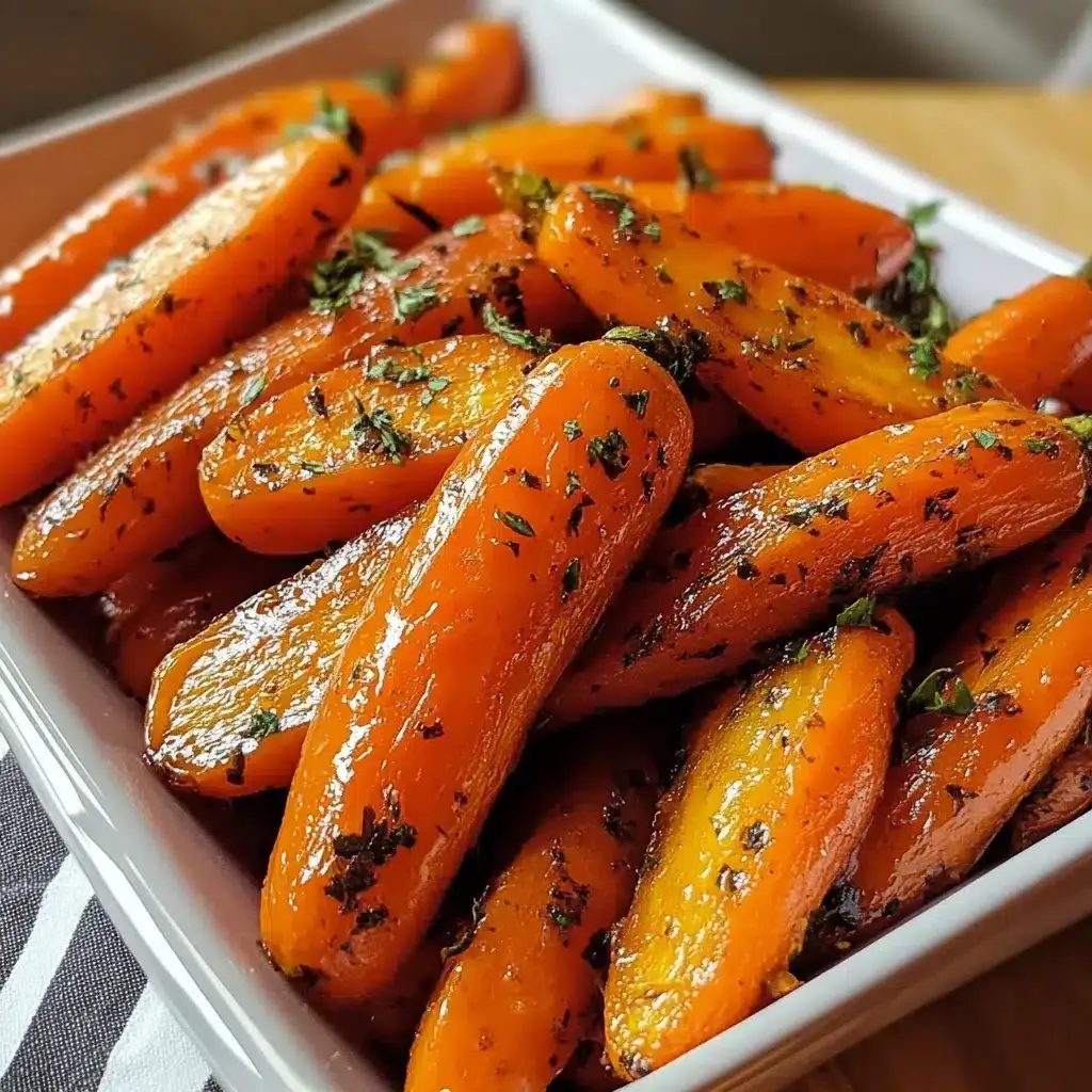 carottes confites au four