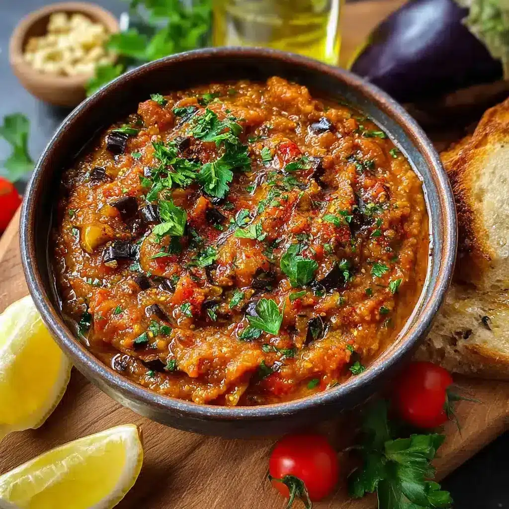 Le Caviar d’Aubergine Marocain qui va Ensorceler vos Papilles !
