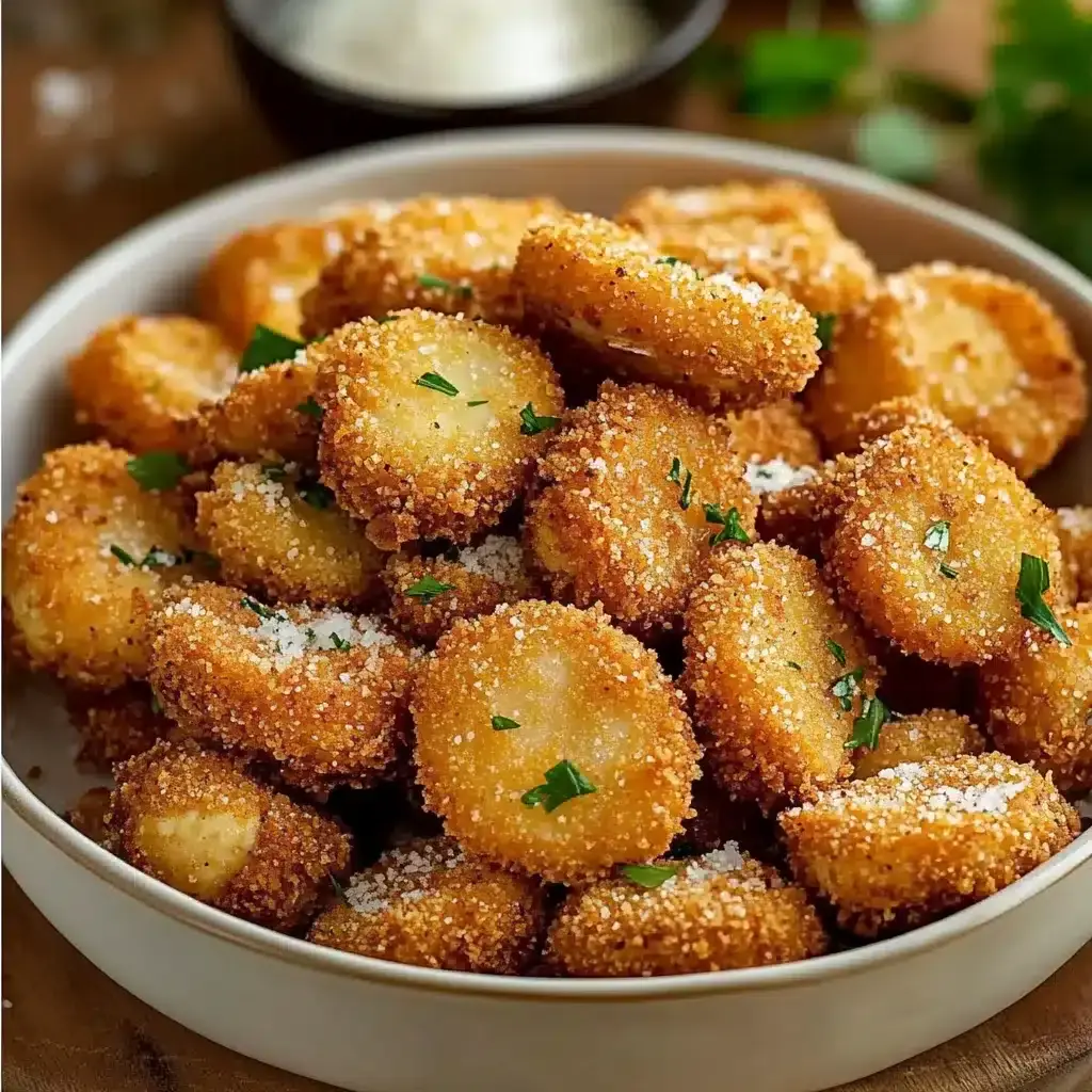 champignons panés croustillants