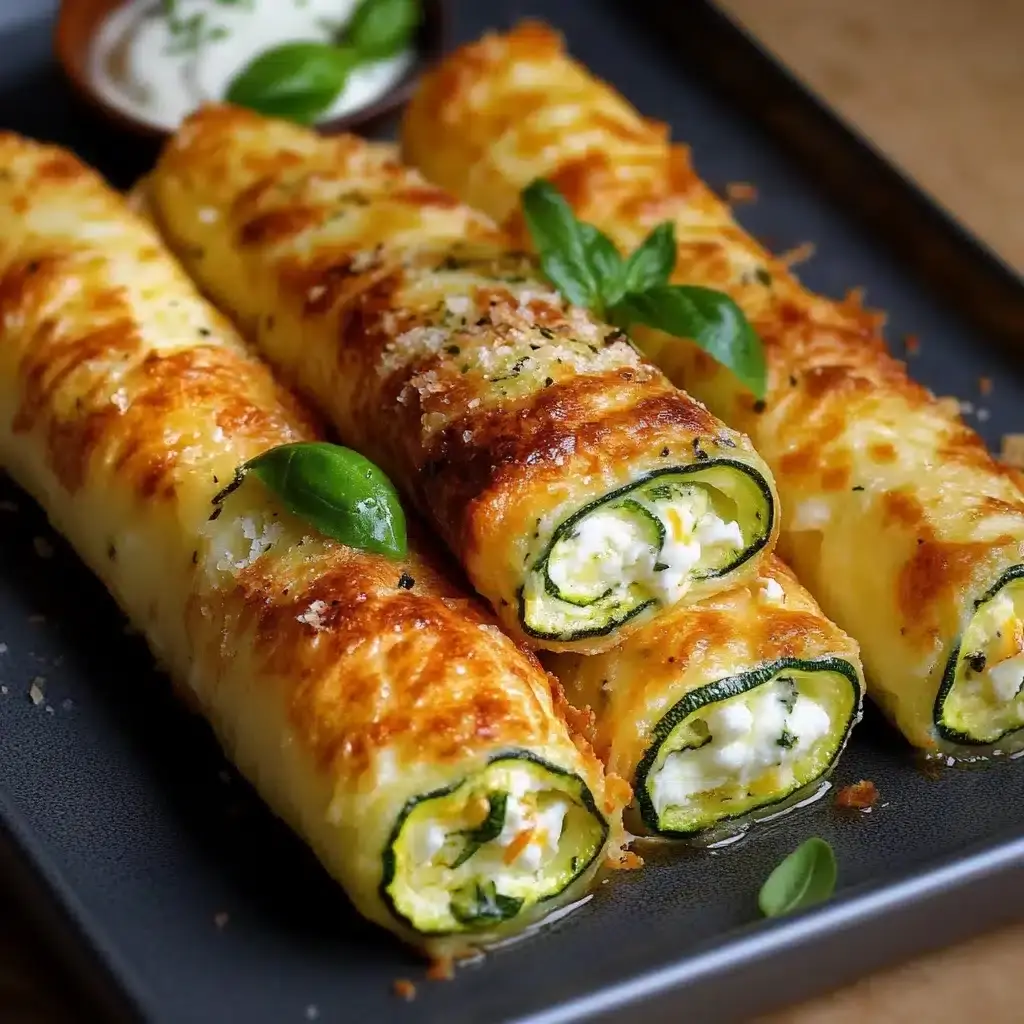 cigares courgettes feta mozzarella