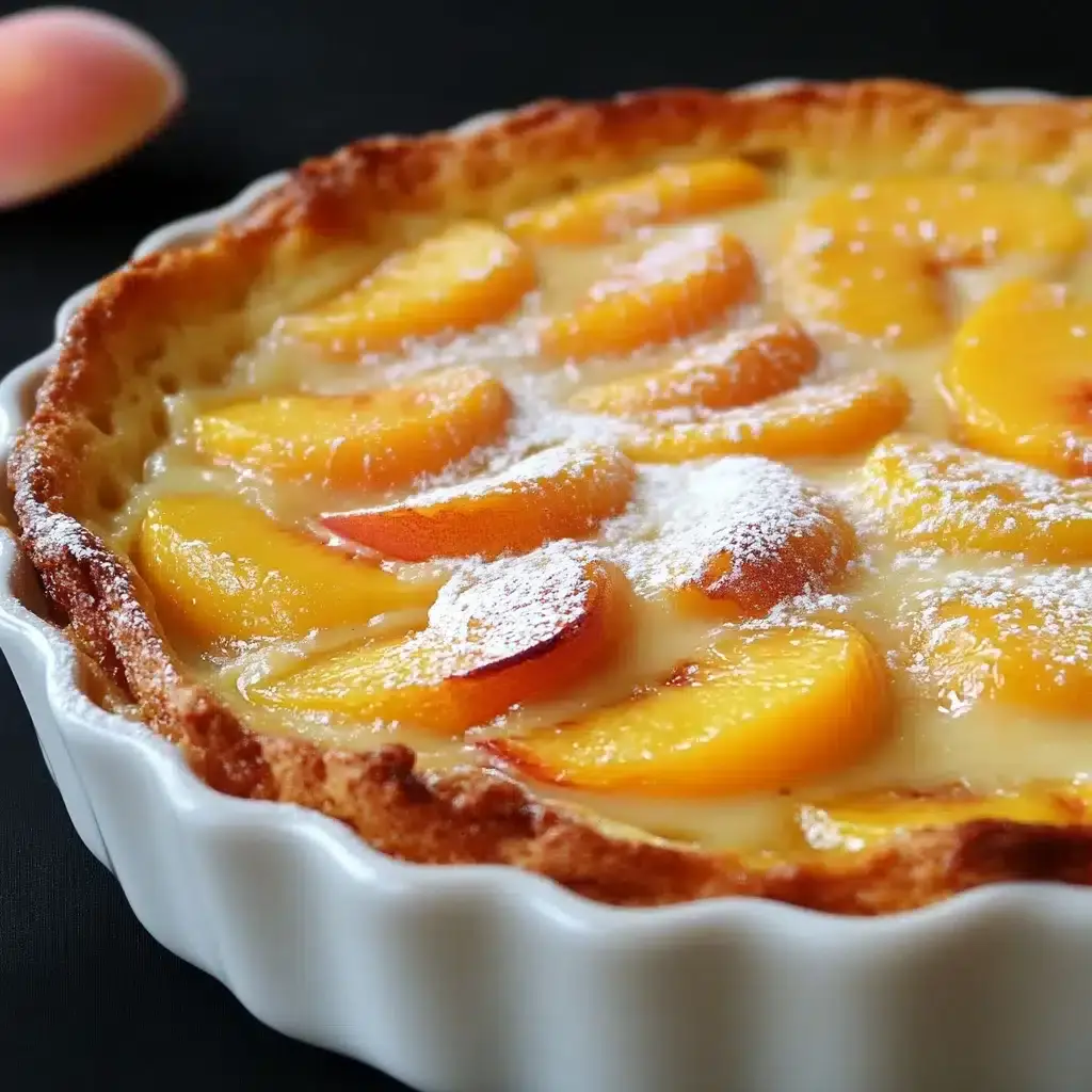 clafoutis aux pêches