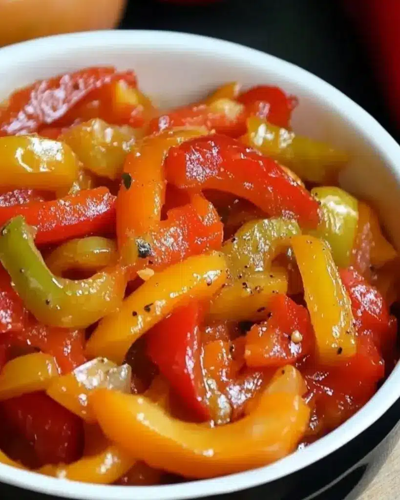 compotée de poivrons recette