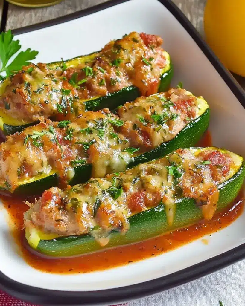 Courgettes Farcies Légères – Recette delicieux