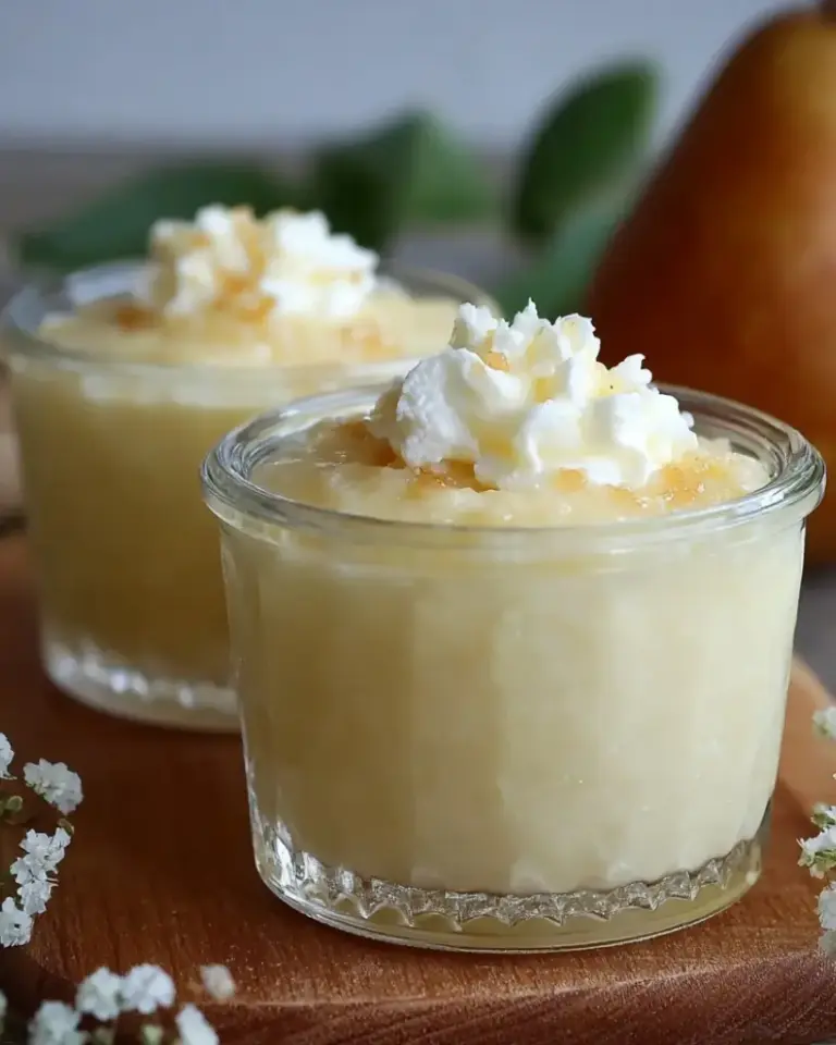 Crème de poires – Recette delicieux